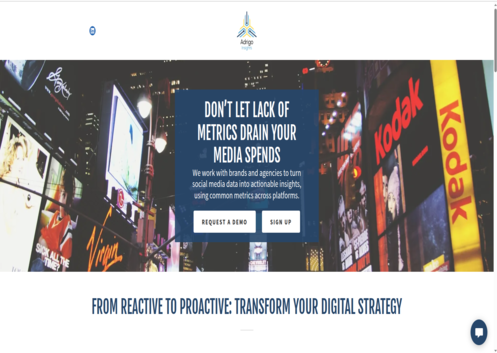 Transforming Social Media Analytics with Adrigo Insights — card