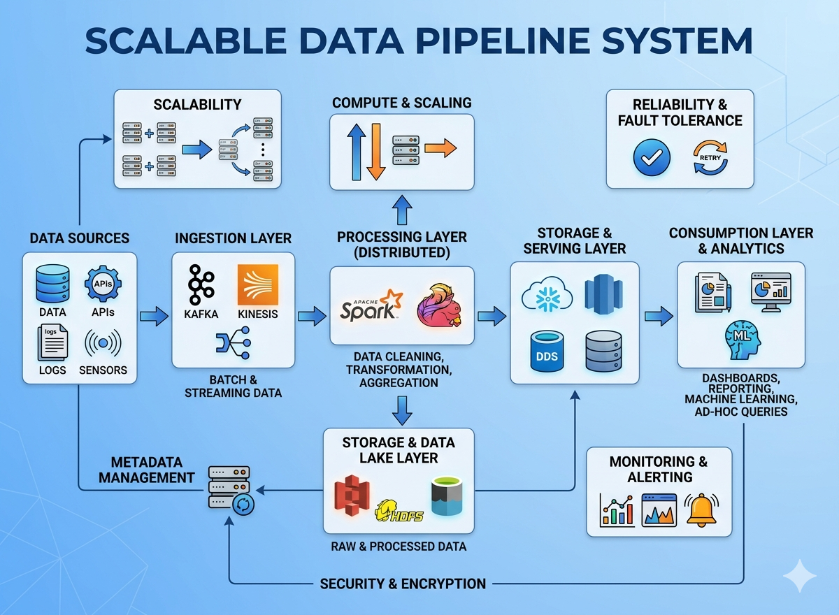 Scalable Data Pipeline System